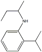 N-(butan-2-yl)-2-(propan-2-yl)aniline Struktur