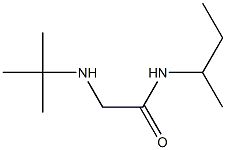 N-(butan-2-yl)-2-(tert-butylamino)acetamide Struktur