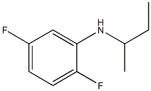 N-(butan-2-yl)-2,5-difluoroaniline Struktur