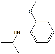 N-(butan-2-yl)-2-methoxyaniline Struktur