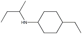 N-(butan-2-yl)-4-ethylcyclohexan-1-amine Struktur