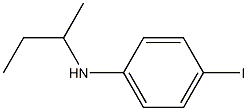 N-(butan-2-yl)-4-iodoaniline Struktur