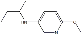 N-(butan-2-yl)-6-methoxypyridin-3-amine Struktur