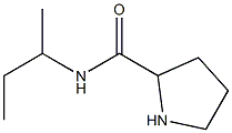 N-(butan-2-yl)pyrrolidine-2-carboxamide Struktur