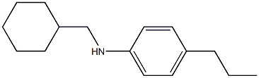 N-(cyclohexylmethyl)-4-propylaniline Struktur