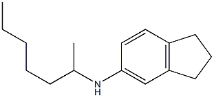 N-(heptan-2-yl)-2,3-dihydro-1H-inden-5-amine Struktur