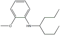 N-(heptan-4-yl)-2-methoxyaniline Struktur