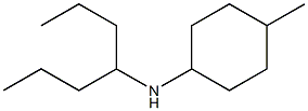 N-(heptan-4-yl)-4-methylcyclohexan-1-amine Struktur