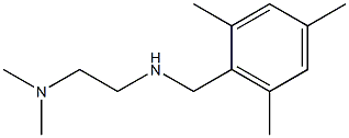 N'-(mesitylmethyl)-N,N-dimethylethane-1,2-diamine Struktur