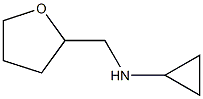 N-(oxolan-2-ylmethyl)cyclopropanamine Struktur