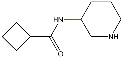 N-(piperidin-3-yl)cyclobutanecarboxamide Struktur