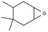 7-Oxabicyclo[4.1.0]heptane,  3,3,4-trimethyl- Struktur