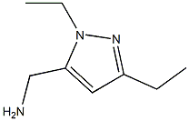 1H-Pyrazole-5-methanamine,  1,3-diethyl- Struktur