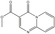 4-Oxo-4H-pyrido[1,2-a]pyrimidine-3-carboxylic acid methyl ester Struktur