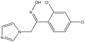 1-(2,4-Dichloro-phenyl)-2-imidazol-1-yl-ethanone oxime Struktur