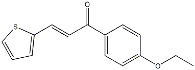 1-(4-ethoxyphenyl)-3-(2-thienyl)-2-propen-1-one Struktur