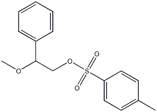 2-methoxy-2-phenylethyl 4-methylbenzenesulfonate Struktur