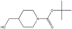 N-BOC-piperidine-4-methanol Struktur