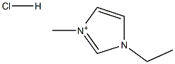 1-ethyl-3-methylimidazolium hydrochloride Struktur