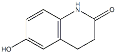 6-hydroxy-3,4-dihydroquinolone Struktur