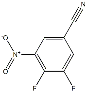 3,4-Difluoro-5-Nitrobenzonitrile Struktur