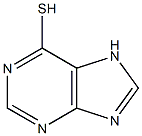 6-MERCAPTOPURINE-3N-OXIDE Struktur