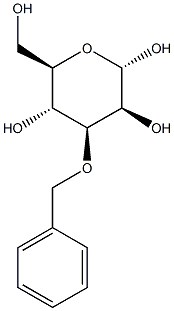 3-O-Benzyl-a-D-mannopyranose Struktur