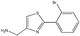 [2-(2-Bromophenyl)thiazol-4-yl]methylamine Struktur