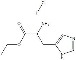 1-Ethoxycarbonyl-2-(3H-imidazol-4-yl)ethylaminehydrochloride Struktur