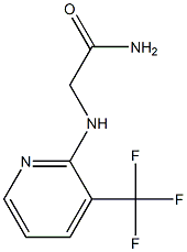 2-{[3-(trifluoromethyl)pyridin-2-yl]amino}acetamide Struktur