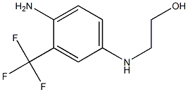 2-{[4-amino-3-(trifluoromethyl)phenyl]amino}ethan-1-ol Struktur