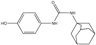 3-adamantan-1-yl-1-(4-hydroxyphenyl)urea Struktur