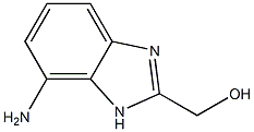 1H-Benzimidazole-2-methanol,  7-amino- Struktur