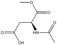 Aspartic  acid,  N-acetyl-,  1-methyl  ester Struktur