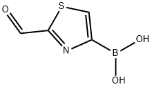 Boronic  acid,  B-(2-formyl-4-thiazolyl)- Struktur