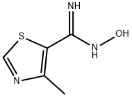 5-Thiazolecarboximidamide,  N-hydroxy-4-methyl- Struktur