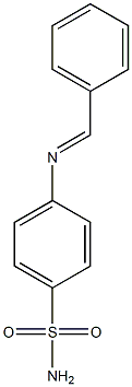 4-{[(E)-phenylmethylidene]amino}benzenesulfonamide Struktur