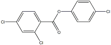 4-chlorophenyl 2,4-dichlorobenzoate Struktur