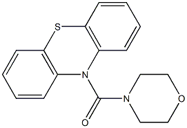 4-morpholinyl(10H-phenothiazin-10-yl)methanone Struktur