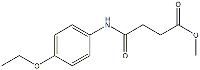 methyl 4-(4-ethoxyanilino)-4-oxobutanoate Struktur