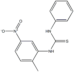 N-(2-methyl-5-nitrophenyl)-N'-phenylthiourea Struktur