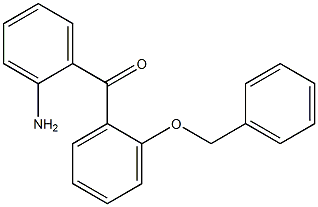 2'-Amino-2-benzyloxybenzophenone Struktur