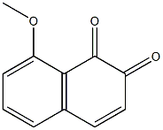 8-Methoxy-1,2-dihydronaphthalene-1,2-dione Struktur