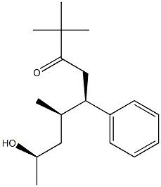 (5R)-5-[(2R,4R)-4-Hydroxypentan-2-yl]-2,2-dimethyl-5-phenylpentan-3-one Struktur