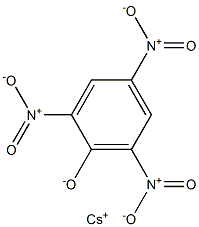 Cesium 2,4,6-trinitrophenolate Struktur