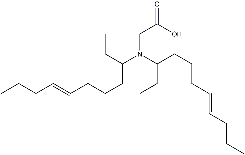 N,N-Di(7-undecen-3-yl)glycine Struktur