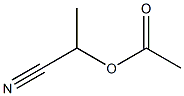 Acetic acid 1-cyanoethyl ester Struktur