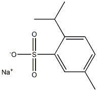 p-Cymene-3-sulfonic acid sodium salt Struktur