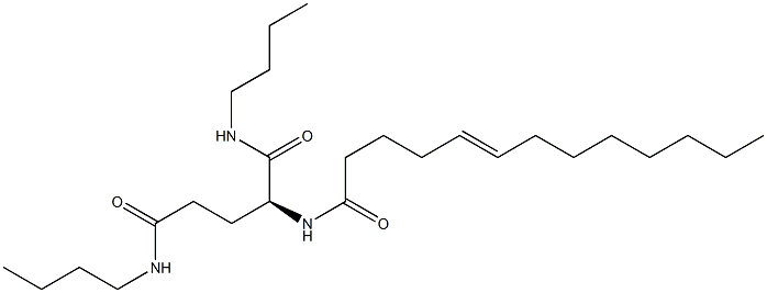 N2-(5-Tridecenoyl)-N1,N5-dibutylglutaminamide Struktur