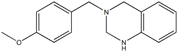 3-(4-Methoxybenzyl)-1,2,3,4-tetrahydroquinazoline Struktur